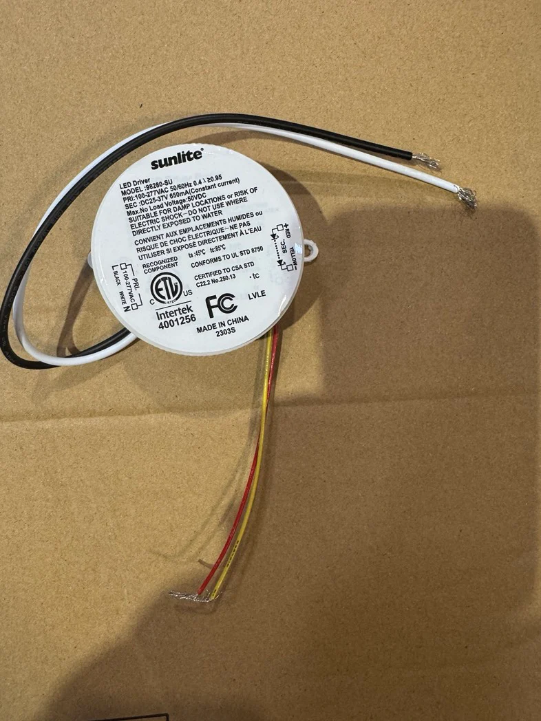 650mA MV CONSTANT CURRENT NON DIM 23W LED DRIVER - Cheap-Us