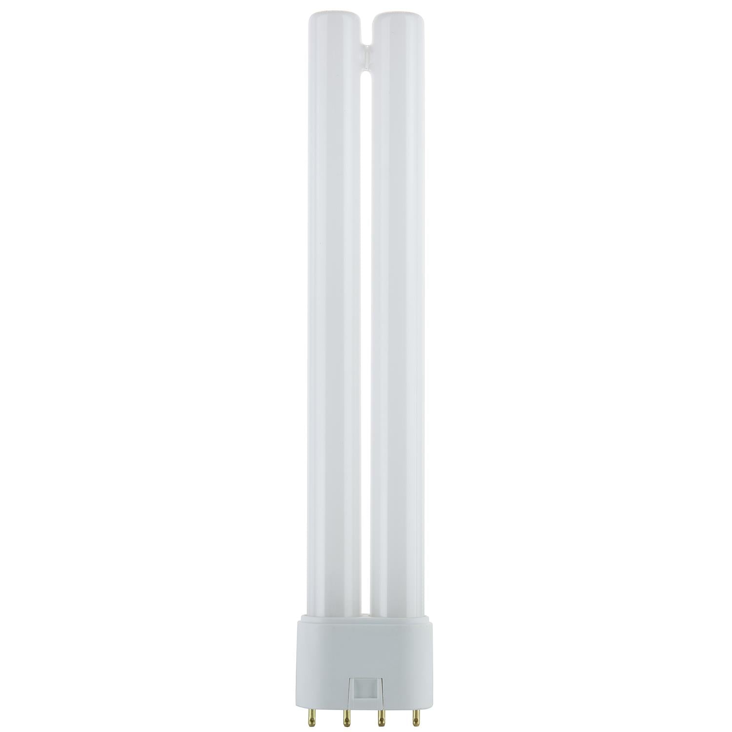 Sunlite 18 Watt FT 4-Pin Twin Tube, 2G11 Base, Warm White - Cheap-Us