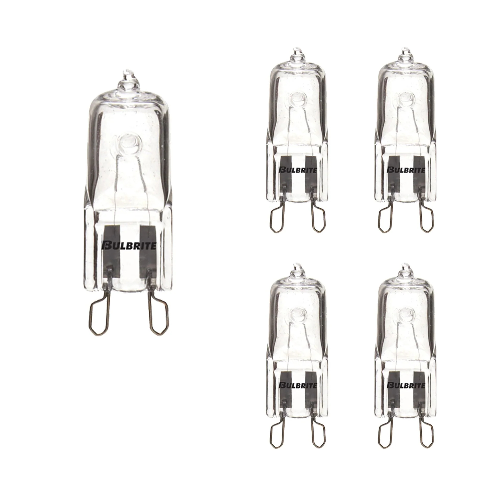 BULBRITE HALOGEN T4 BI-PIN (G9) 100W DIMMABLE LIGHT BULB 2900K/SOFT WHITE 5PK (654100) - Cheap-Us