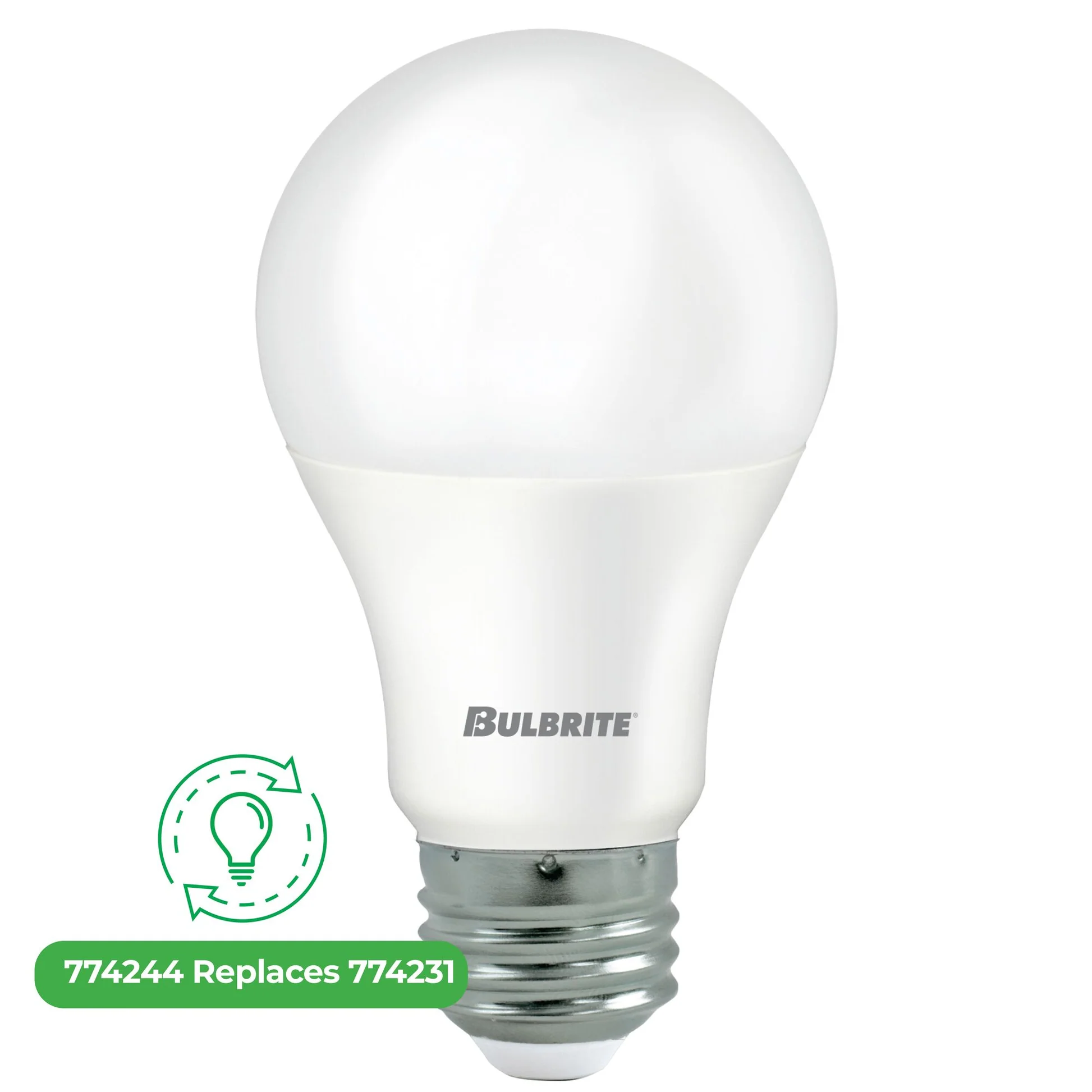 Bulbrite LED Filament 8.5 Watt Non-Dimmable A19 Light Bulb with Frost finish and Medium (E26) Base - 3000K Soft White Light, 750 Lumens - Cheap-Us