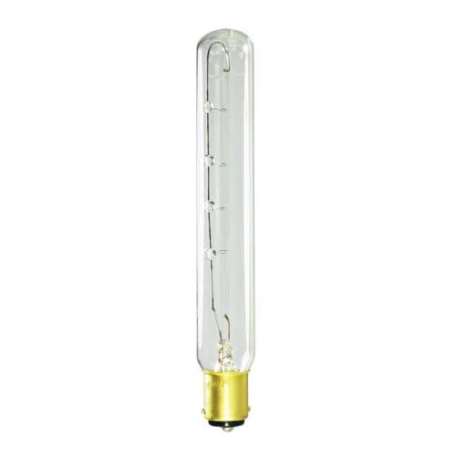 Bulbrite 40T6.5C/DC 40 Watt Incandescent T6, DC Bayonet Base, Clear - Cheap-Us