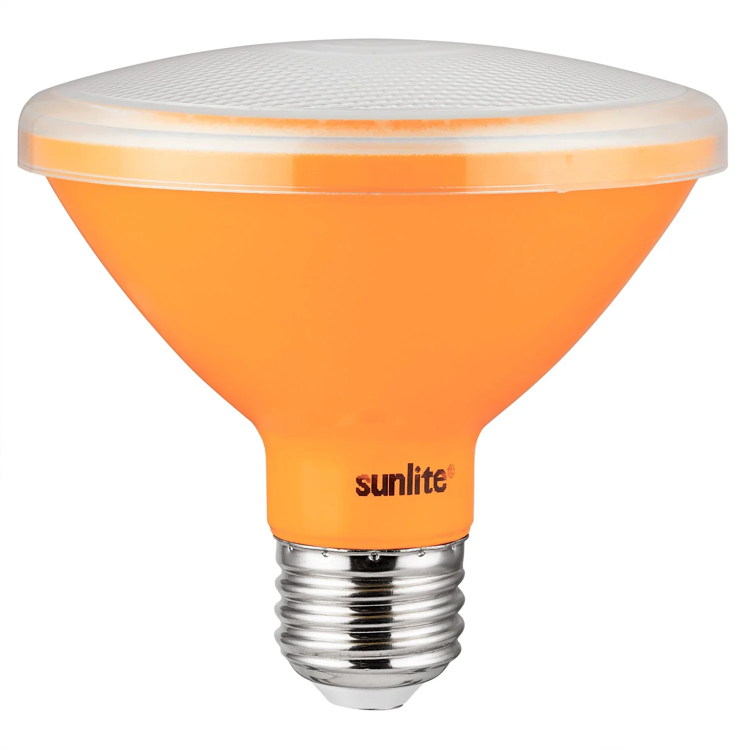 Sunlite - Amber LED PAR30 Reflector Light Bulb, 3 Watt, 120-220 Volts, Medium Base, 30,000 Hour Life, 30? Narrow Flood Beam Angle, Energy Saving, Eco Friendly, Turtle Safe, Indoor/Outdoor (6 Pack) - Cheap-Us