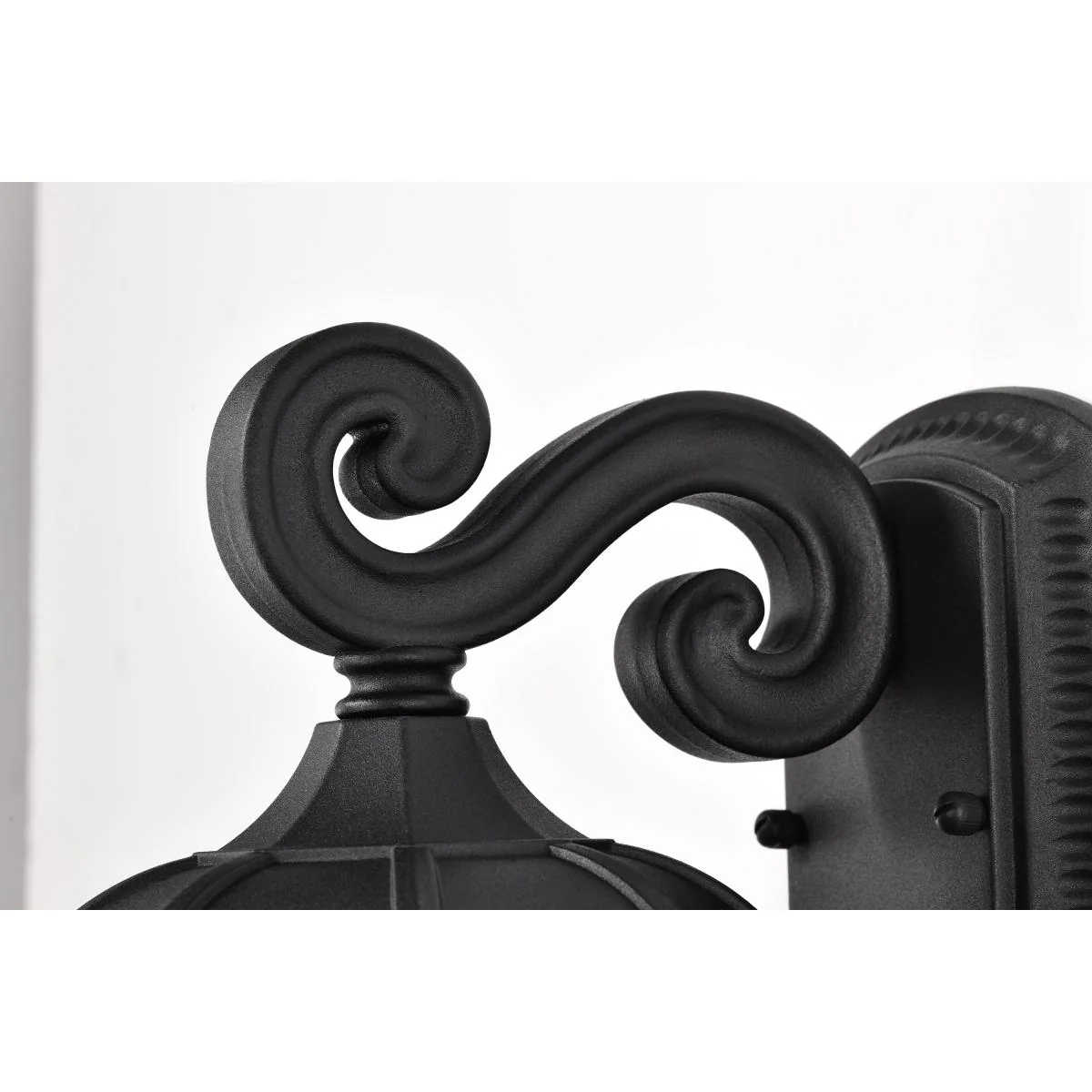 60-5946 EAST RIVER 1LT OUTDOOR LG WALL East River Collection Outdoor 16 inch Large Wall Light; Matte Black Finish with Clear Water Glass - Cheap-Us