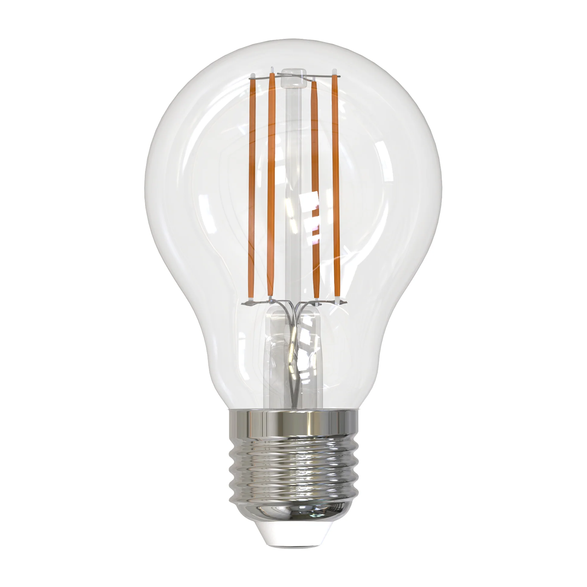 Bulbrite 7 Watt Dimmable Clear A19 LED Light Bulbs with Medium (E26) Base, 3000K Soft White Light, 800 Lumens - Cheap-Us