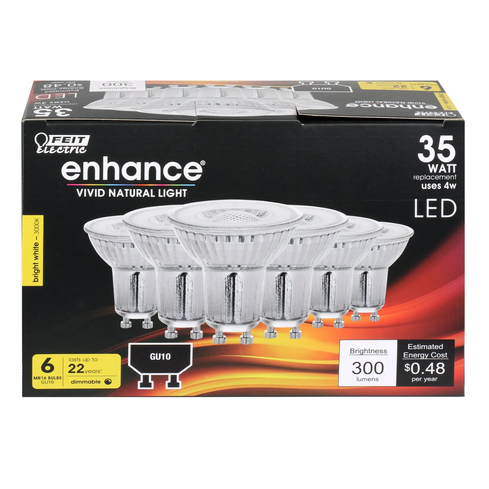 300 Lumen 3000K Dimmable LED - Cheap-Us