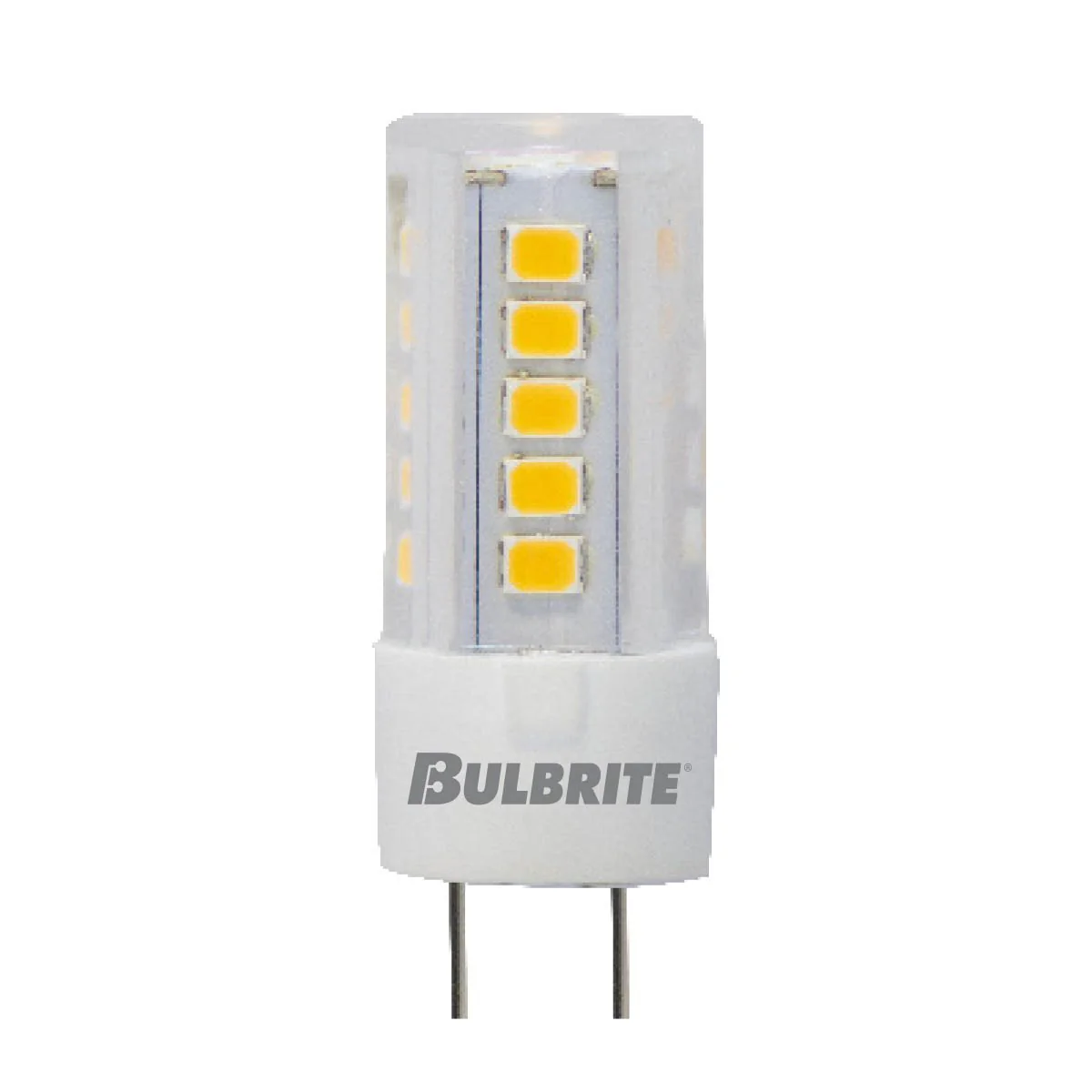 BULBRITE LED T4 BI-PIN (G4) 4.5W NON-DIMMABLE CLEAR 3000K/SOFT WHITE LIGHT 40W INCANDESCENT EQUIVALENT - Cheap-Us