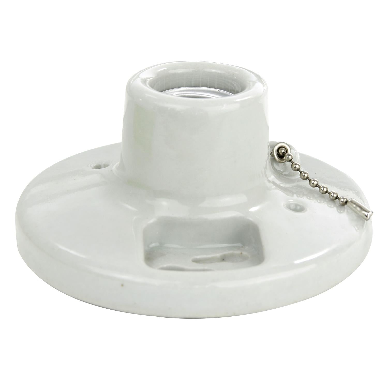 Sunlite E198/CD PORCELAIN LAMP HOLDER WITH PULL CHAIN - Cheap-Us