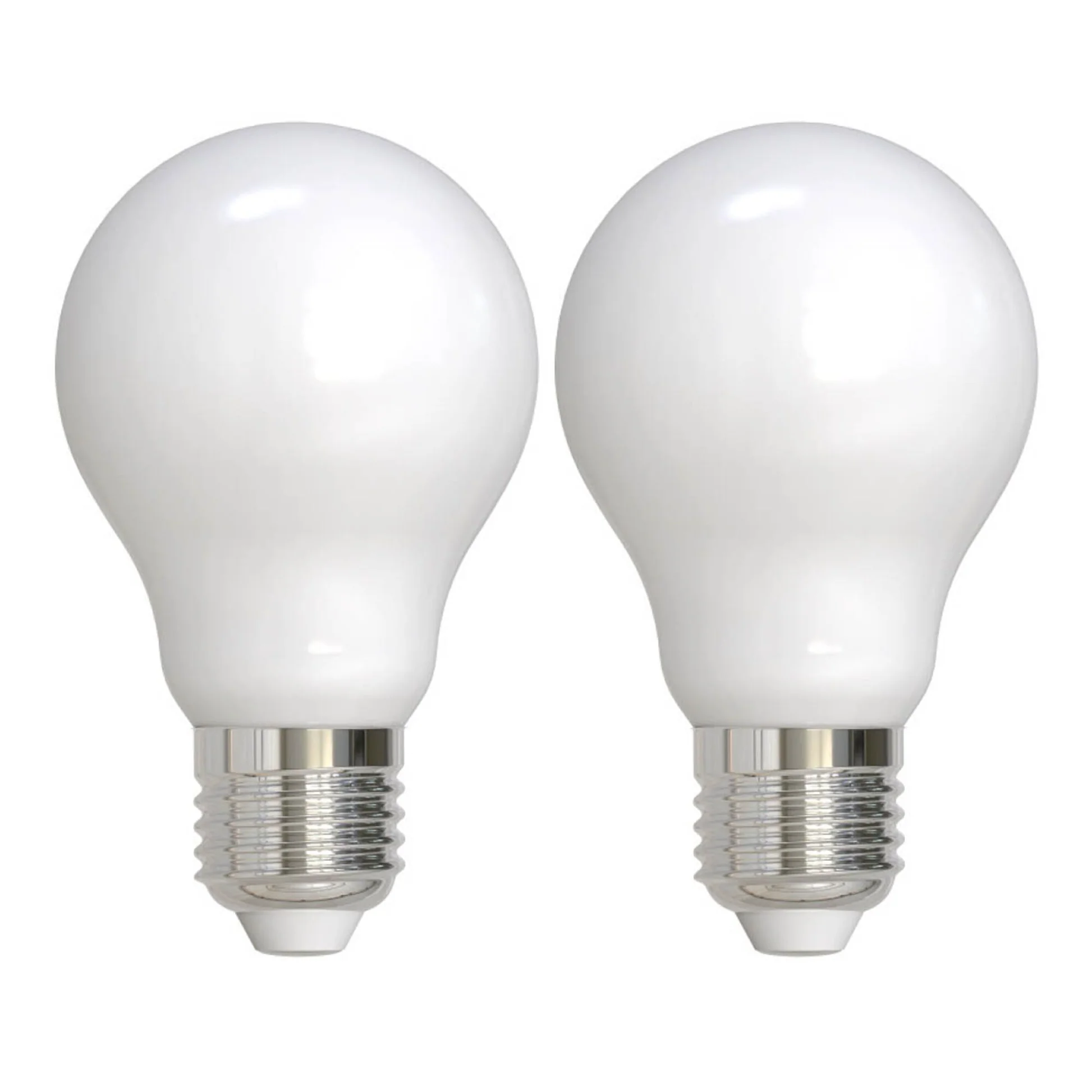 BULBRITE LED A19 MEDIUM SCREW (E26) 8W FULLY COMPATIBLE DIMMING FILAMENT MILKY LIGHT BULB 2700K/WARM WHITE 75W INCANDESCENT EQUIVALENT 2PK (776617) - Cheap-Us