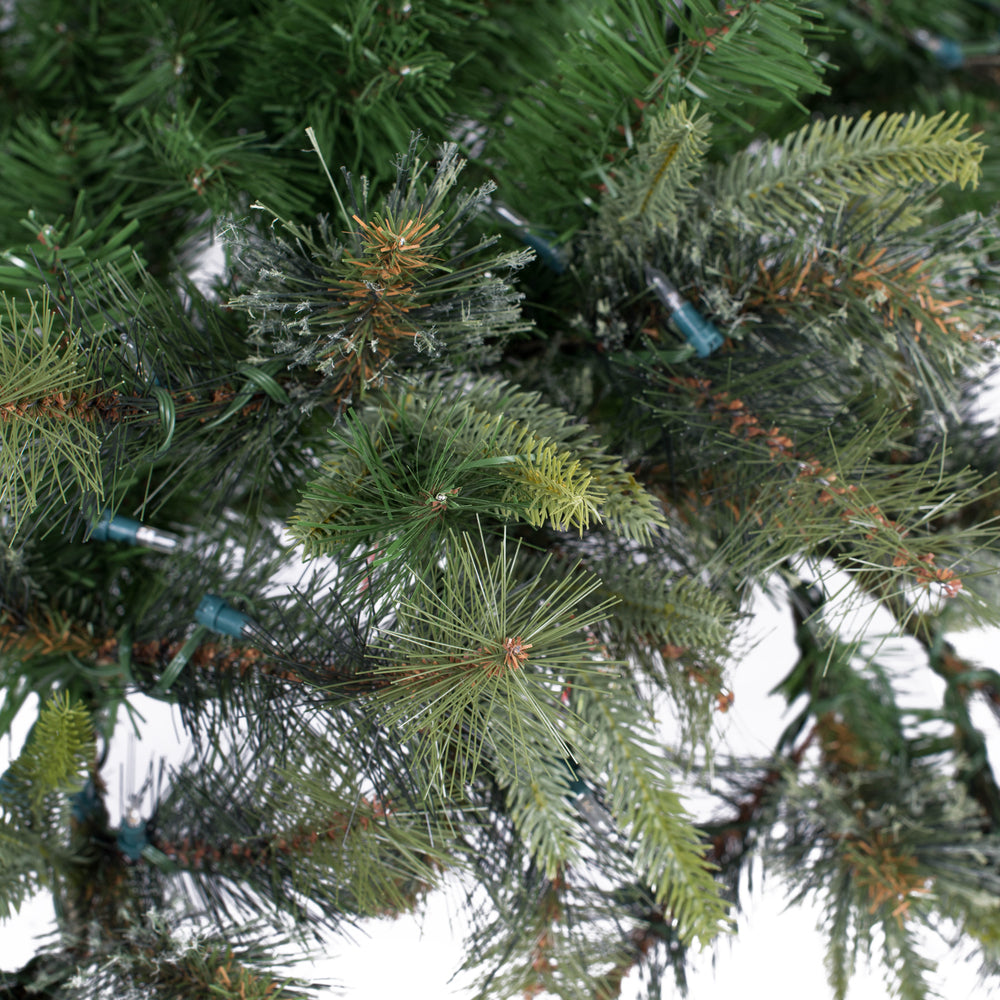 Vickerman 7.5' Cashmere Pine Artificial Christmas Tree with Warm White Dura-Lit® LED Lights - Cheap-Us