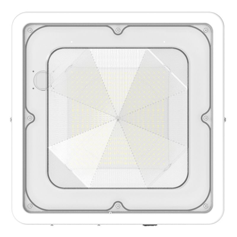 Westgate Builder Series Indoor Sq Canopy Light Selectable 40/60/80W 30/40/50K, Wh, Outdoor Lighting, 40W/60W/80W, 130 Lumens/W, 30K/40K/50K, White Finish, 0-10V - Cheap-Us