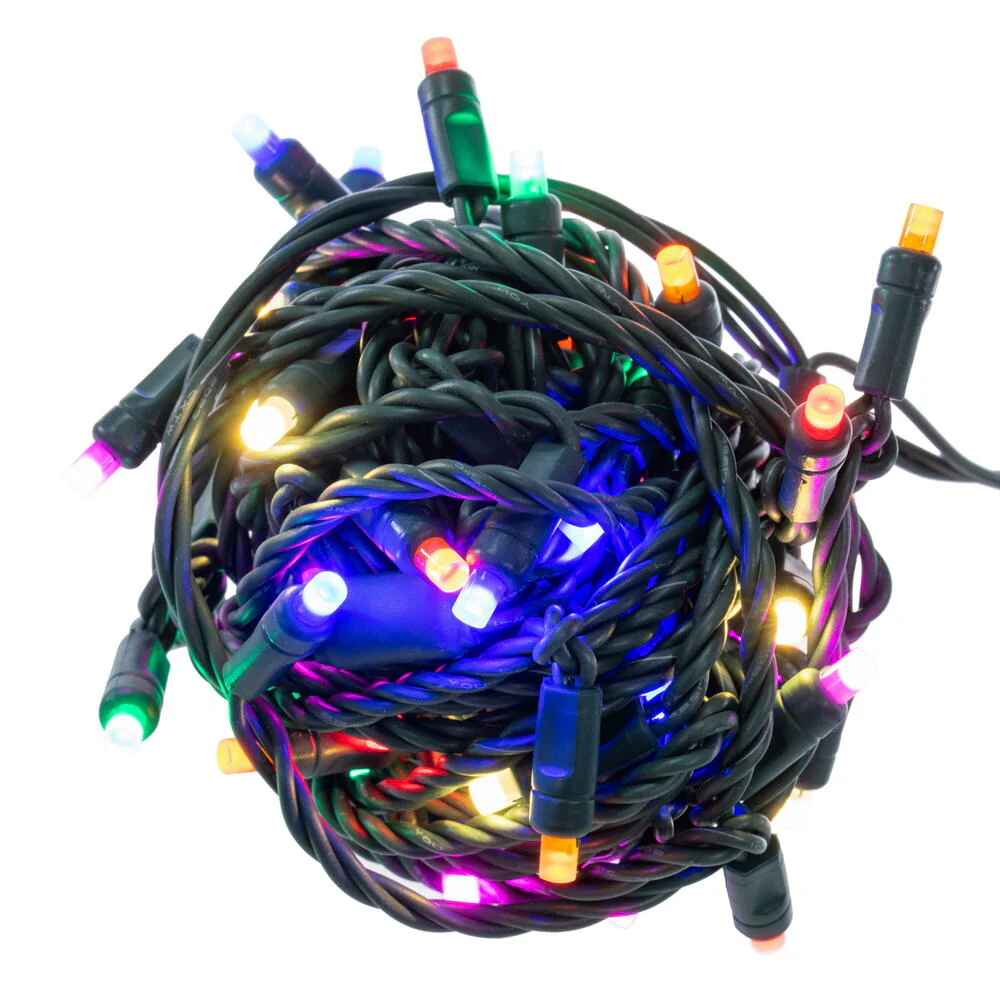 Vickerman 50 Multi-Colored Wide Angle Single Mold LED Light Set- 2 Pack - Cheap-Us