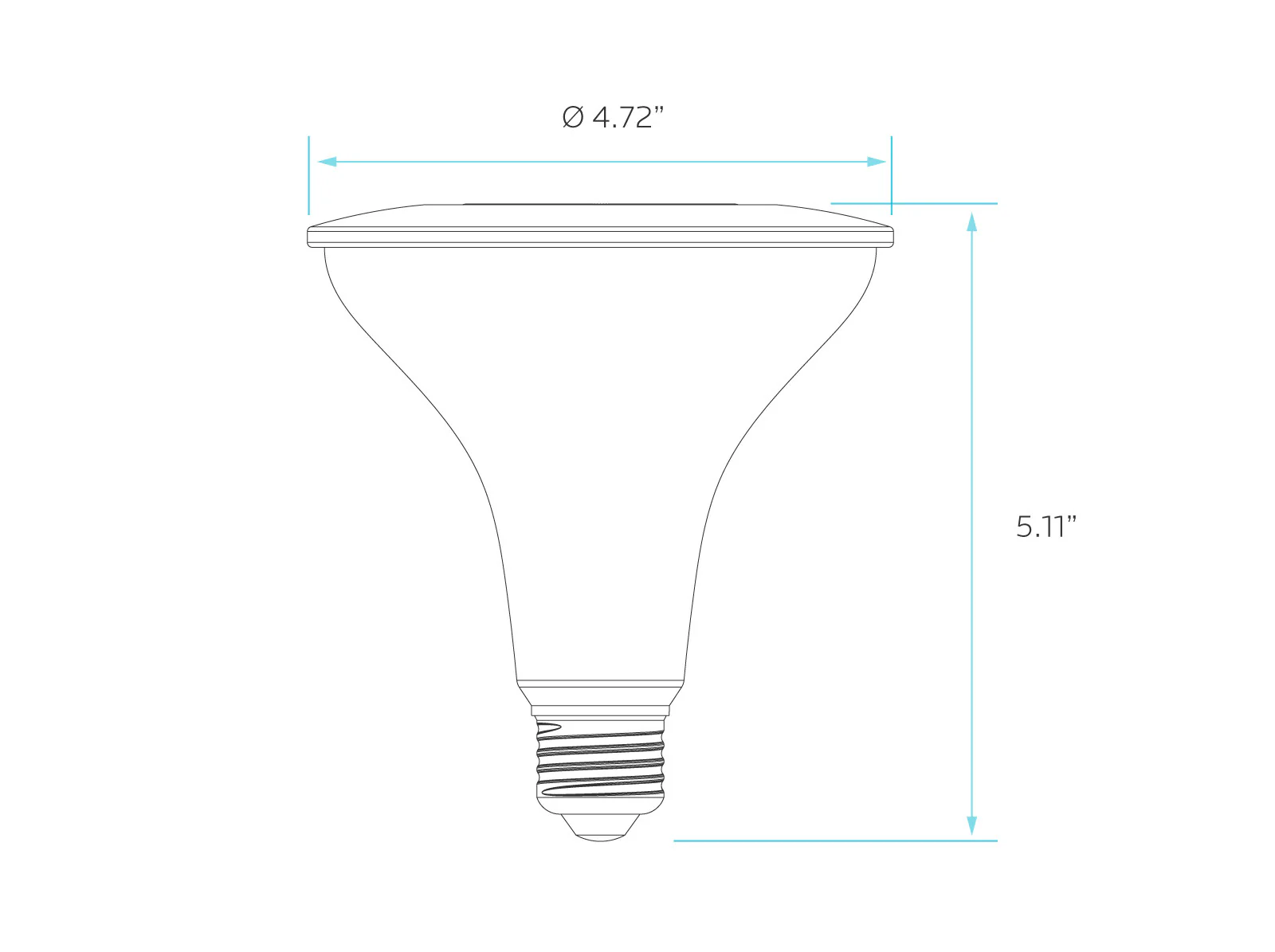 Luxrite LED PAR38 Dusk to Dawn Light Bulb, 15W, 1250 Lumens, 3000K - Soft White, 80 CRI, White Finish, Dimmable (LR31631) - Cheap-Us