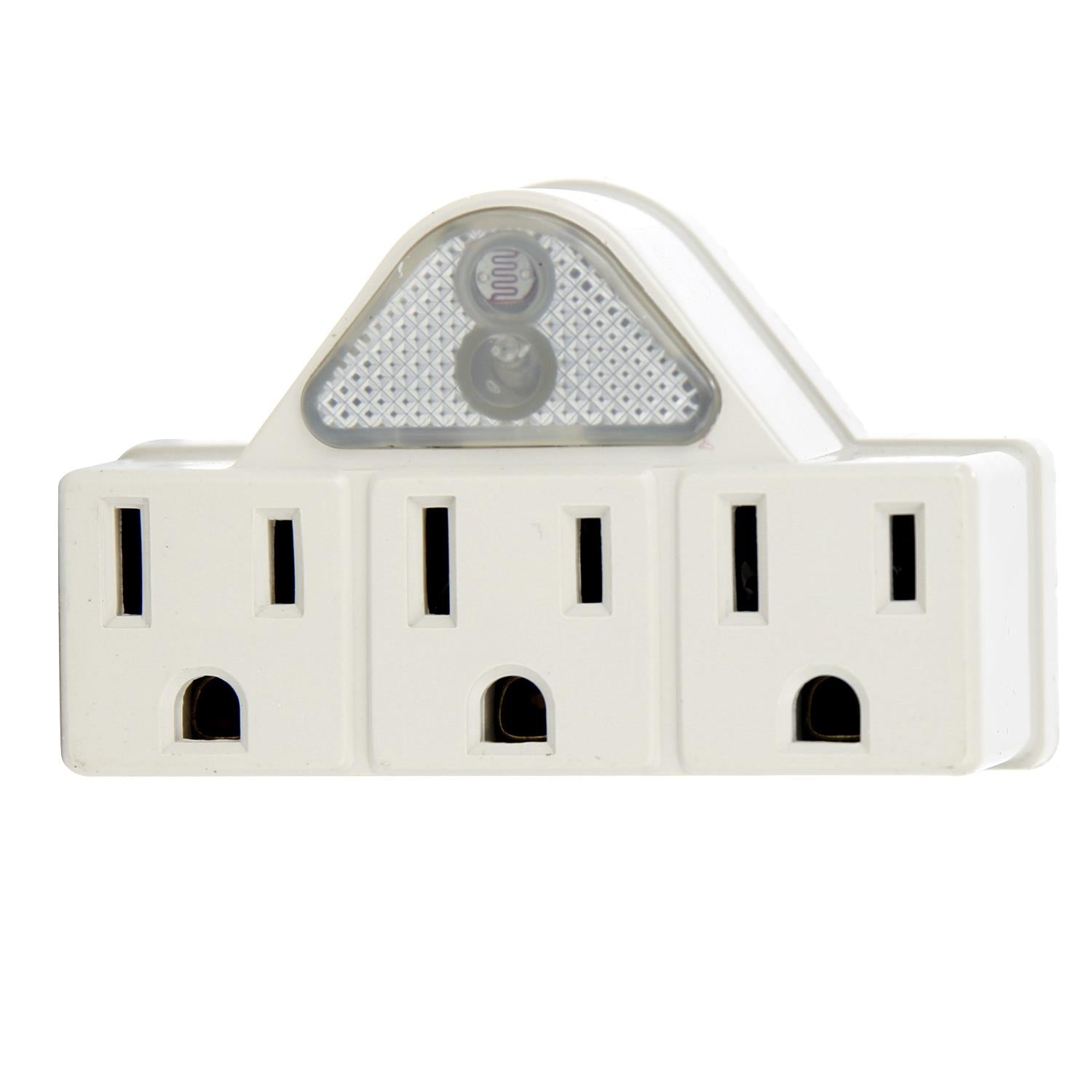Sunlite E120 1-3 Current Tap with Photo Control Night Light - Cheap-Us