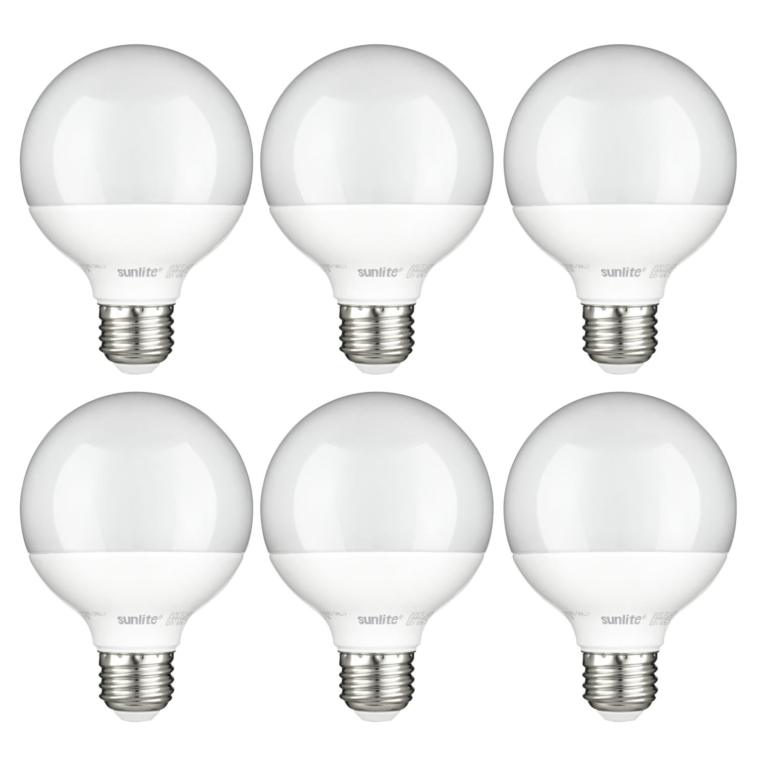 Sunlite G25/LED/7W/D/FR/ES/27K LED G25 Globe 7W (60W Relacement) Frosted Light Bulb Medium (E26) Base, 2700K Warm White Light - Cheap-Us