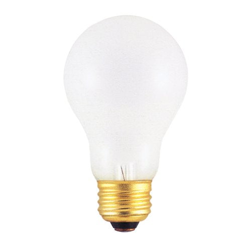 Bulbrite 60A/RS 60 Watt Incandescent  A19 Rough Service Bulb, Medium Base, Frost - Cheap-Us