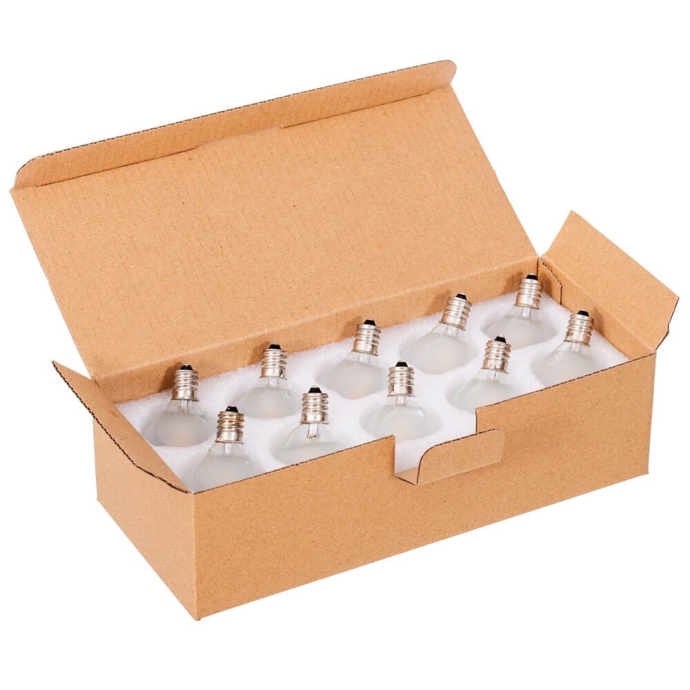 Vickerman White LED G40-E12 Filament Glass Replacement Bulbs 10/Box - Cheap-Us