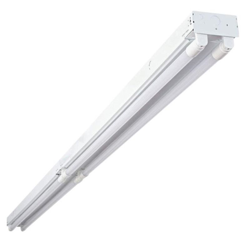 Westgate 4Ft. & 8Ft. LED-Ready Strip Lights - Direct AC Input 120-277V For Type B (AC) T8 (Can Also Be Used As 4Ft 1L Or 8Ft 2L), Commercial Indoor Lighting, 18W, 2200 Lumens, 5000K, White Finish - Cheap-Us
