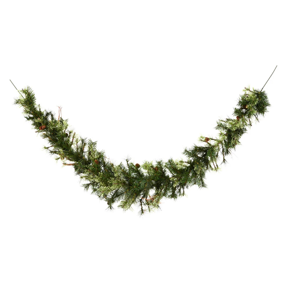 Vickerman 6' Mixed Country Pine Artificial Christmas Swag Garland Unlit - Cheap-Us