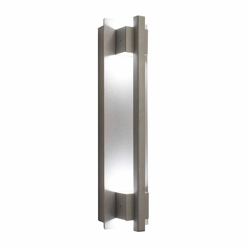 Westgate LED Wall Sconce Light, Outdoor Lighting, 10W(2.5Wx4), 900 Lumens, 3000K, Silver Finish - Cheap-Us