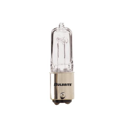 BULBRITE HALOGEN T4 DOUBLE-CONTACT BAYONET (BA15d) 75W DIMMABLE LIGHT BULB 2900K/SOFT WHITE 5PK (613076) - Cheap-Us