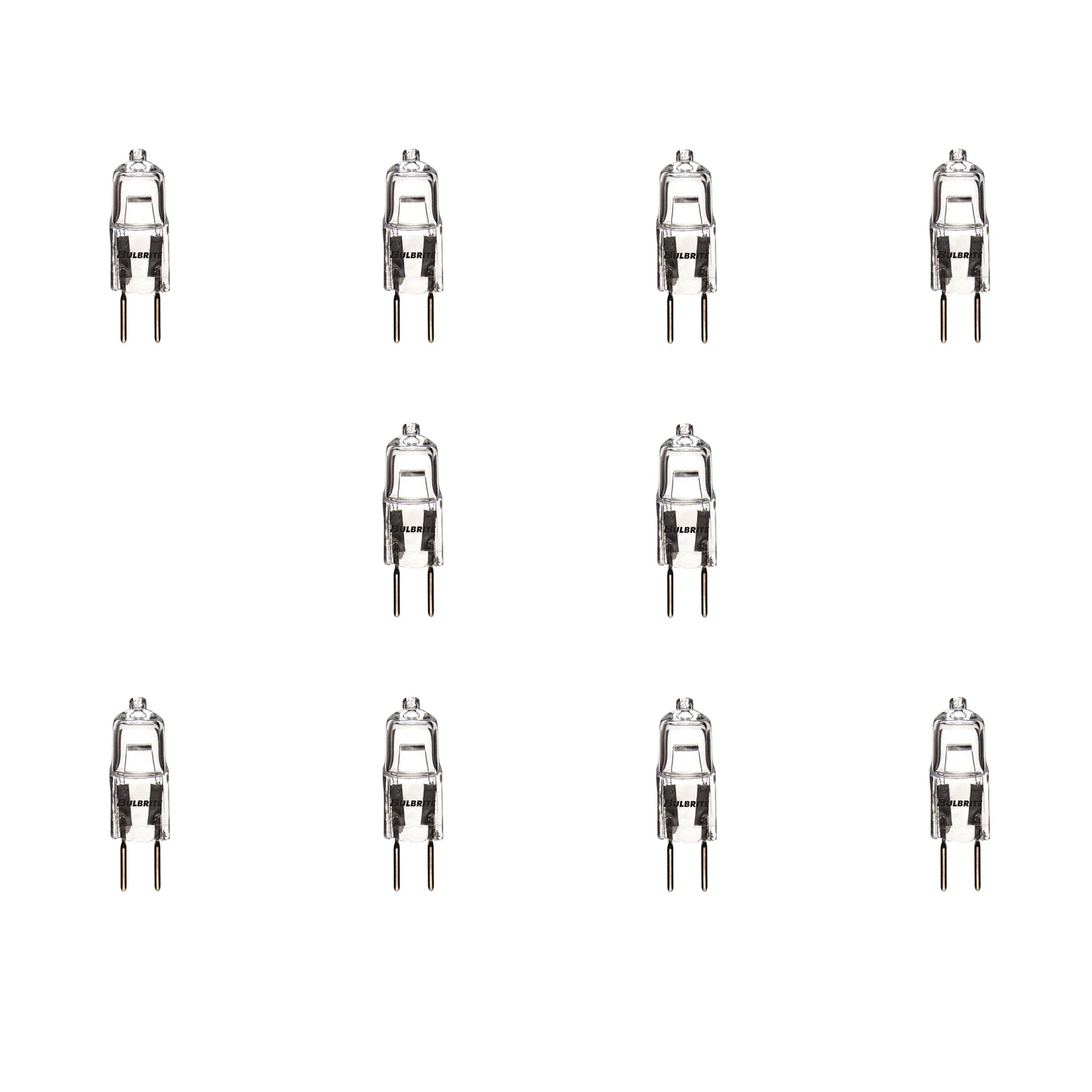 BULBRITE HALOGEN T3 BI-PIN (GY6.35) 50W DIMMABLE LIGHT BULB 2900K/SOFT WHITE 10PK (650050) - Cheap-Us