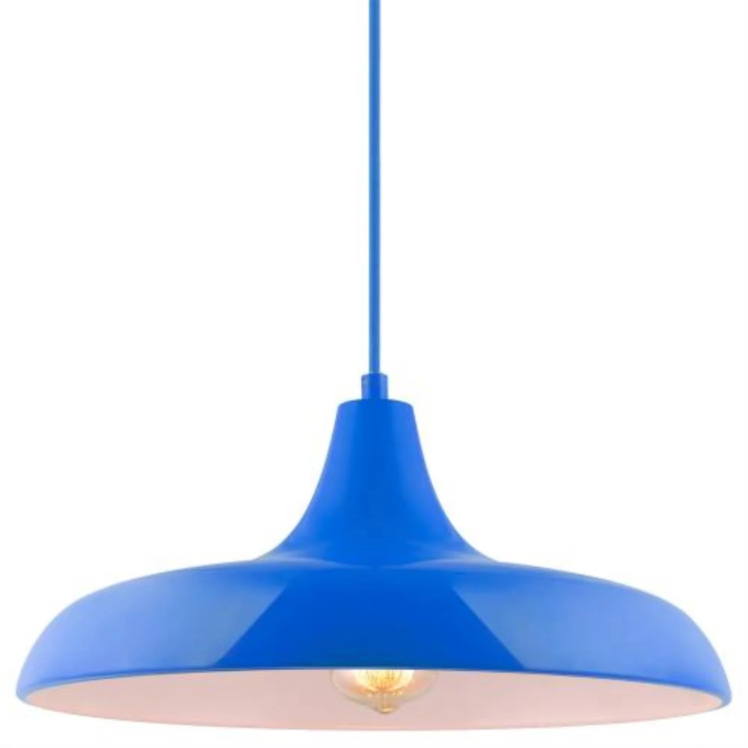 Sunlite CF/PD/N/B Blue Nova Residential Ceiling Pendant Light Fixtures With Medium (E26) Base - Cheap-Us