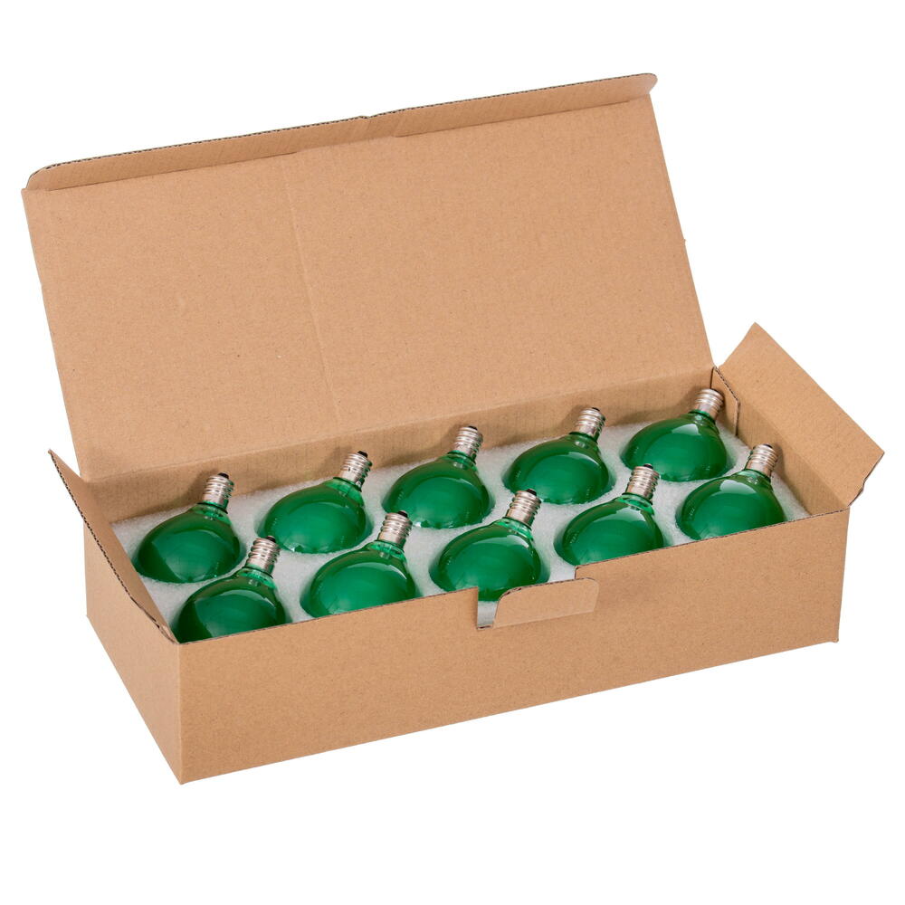 Vickerman Green LED G50-E12 Filament Glass Replacement Bulbs 10/Box - Cheap-Us