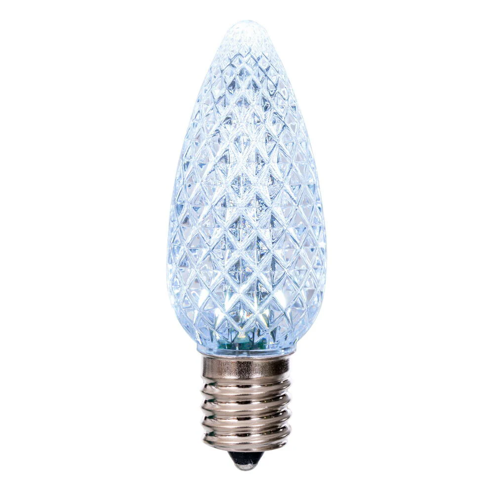 Vickerman C9 LED Cool White Faceted Replacement Bulb bag of 25 - Cheap-Us