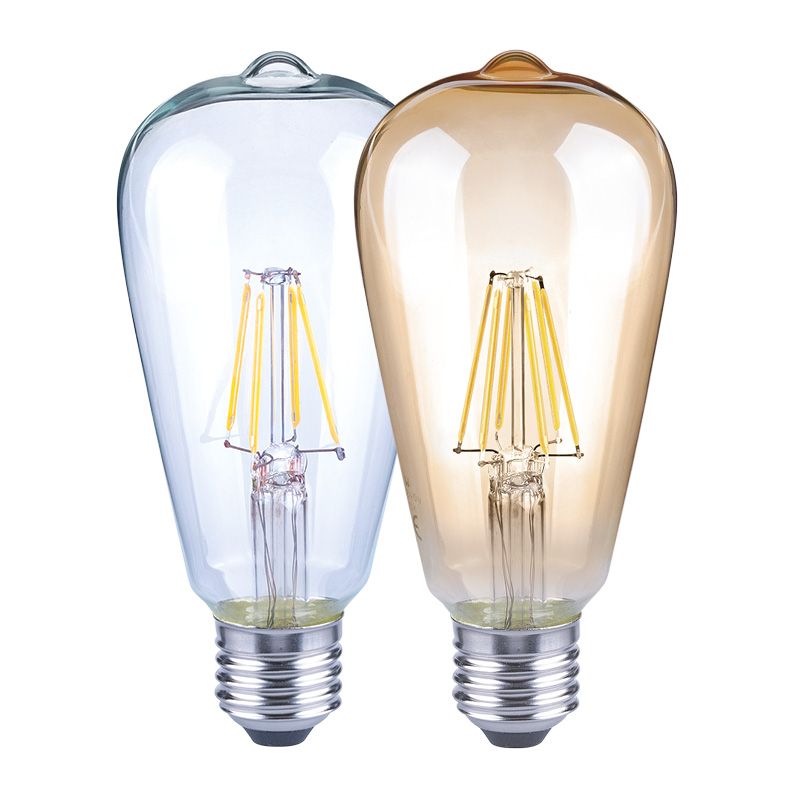 Westgate LED ST19 Bulb, E26, 110~130V, 4.9W, 2700K, 430 Lumens, Dim, Clear, Residential Lighting, 5W, 430 Lumens, 2700K, Clear Finish - Cheap-Us