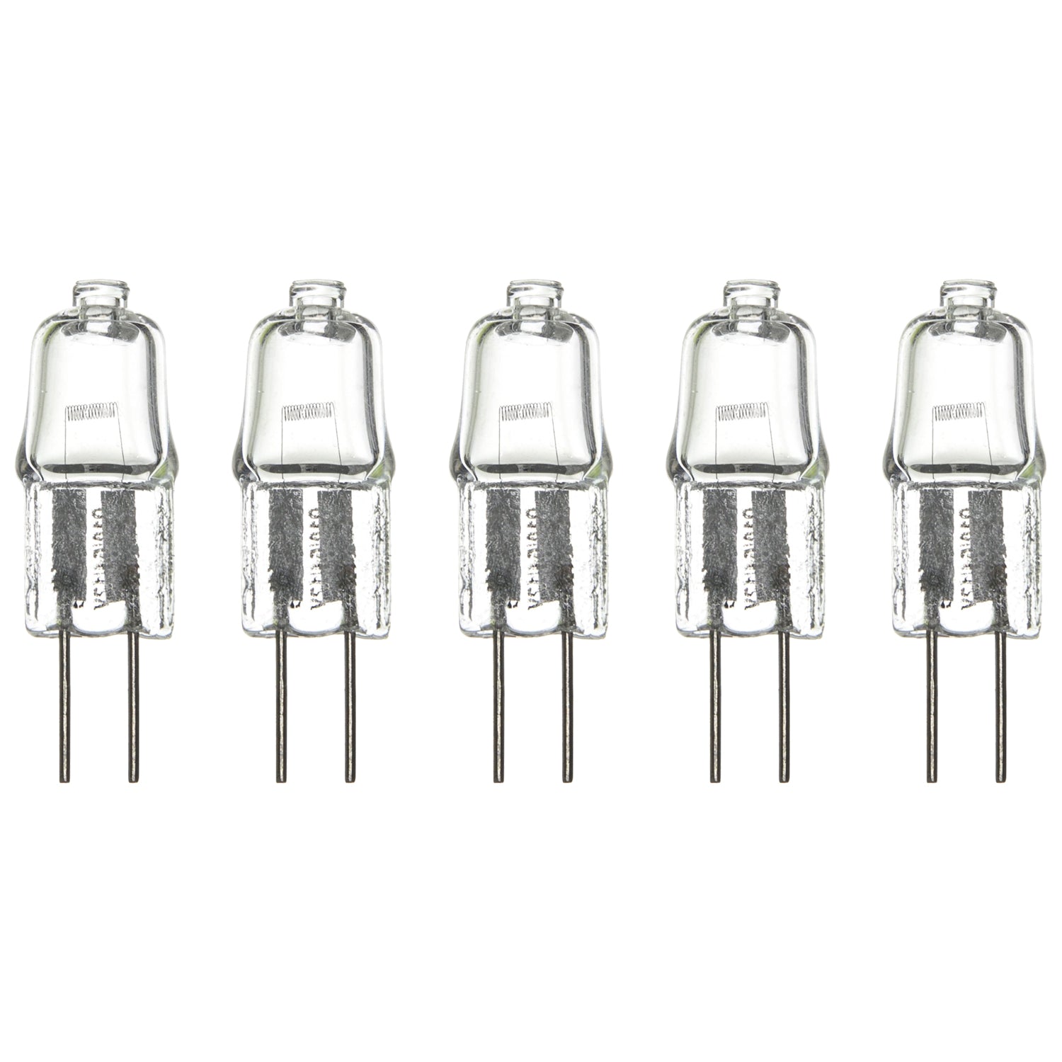 Sunlite 5 Watt, Single Ended T2.5, G4 Bi-Pin Base, Clear - Cheap-Us