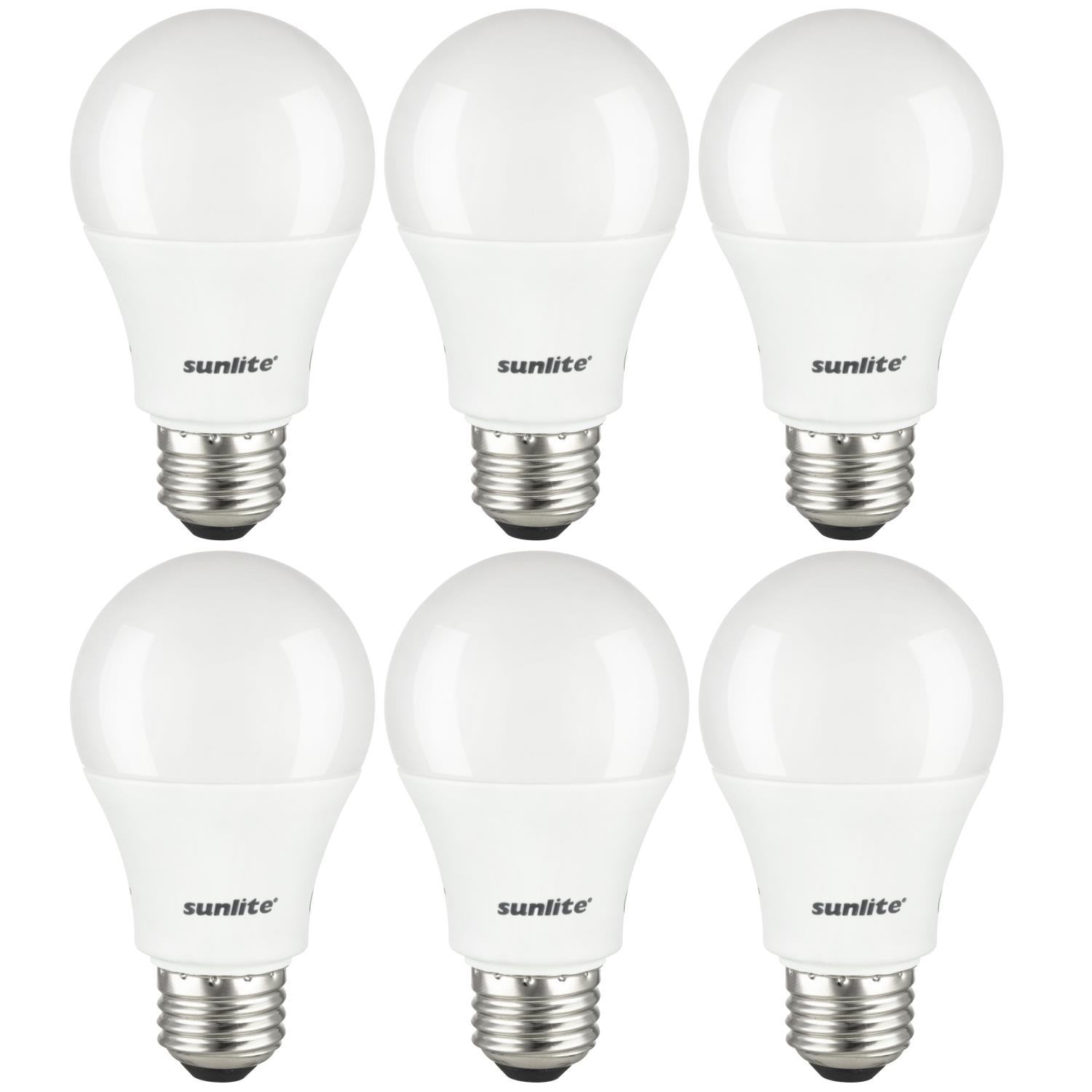 Sunlite A19/LED/12W/50K/3PK LED Household 12W (75W Equivalent) Light Bulbs, Medium (E26) Base, 5000K Cool White, 3 Pack - Cheap-Us