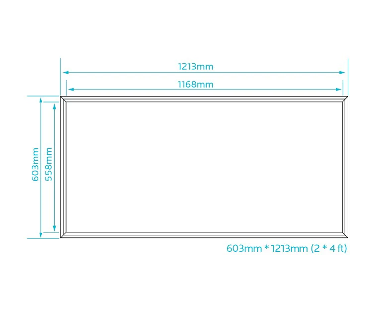 Luxrite Lay In LED72W2X4PANEL/35K/DIM 3500K Neutral White - Cheap-Us
