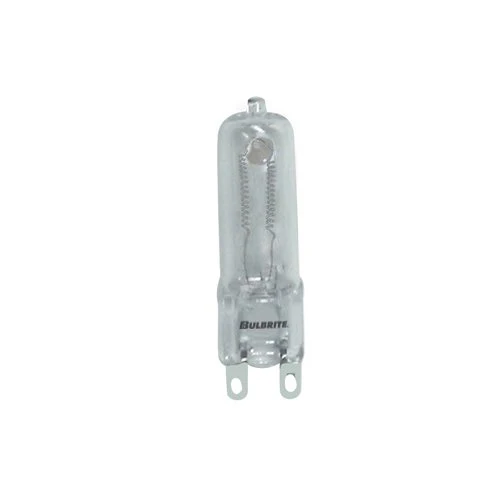 Bulbrite Q25G9CL 25 Watt Dimmable Halogen JC T4 Capsule Bulb, 120 Volt, Flat Pin G9 Base, Clear - Cheap-Us