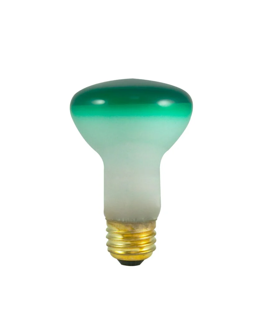 BULBRITE 50W R20 REFLECTOR WIDE FLOOD GREEN E26 120V-6PK - Cheap-Us