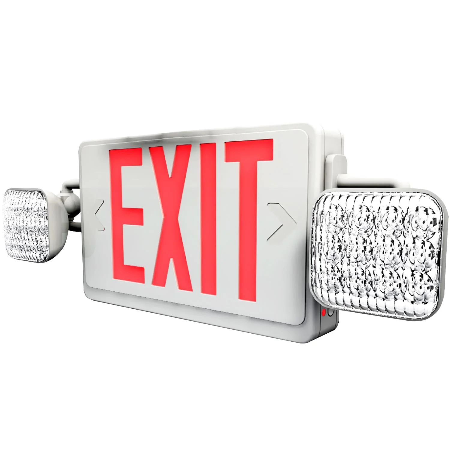 Sunlite EXIT/SU/1OR2F/R/W/COMBO/2H Two Headed Exit Light Combo - Cheap-Us