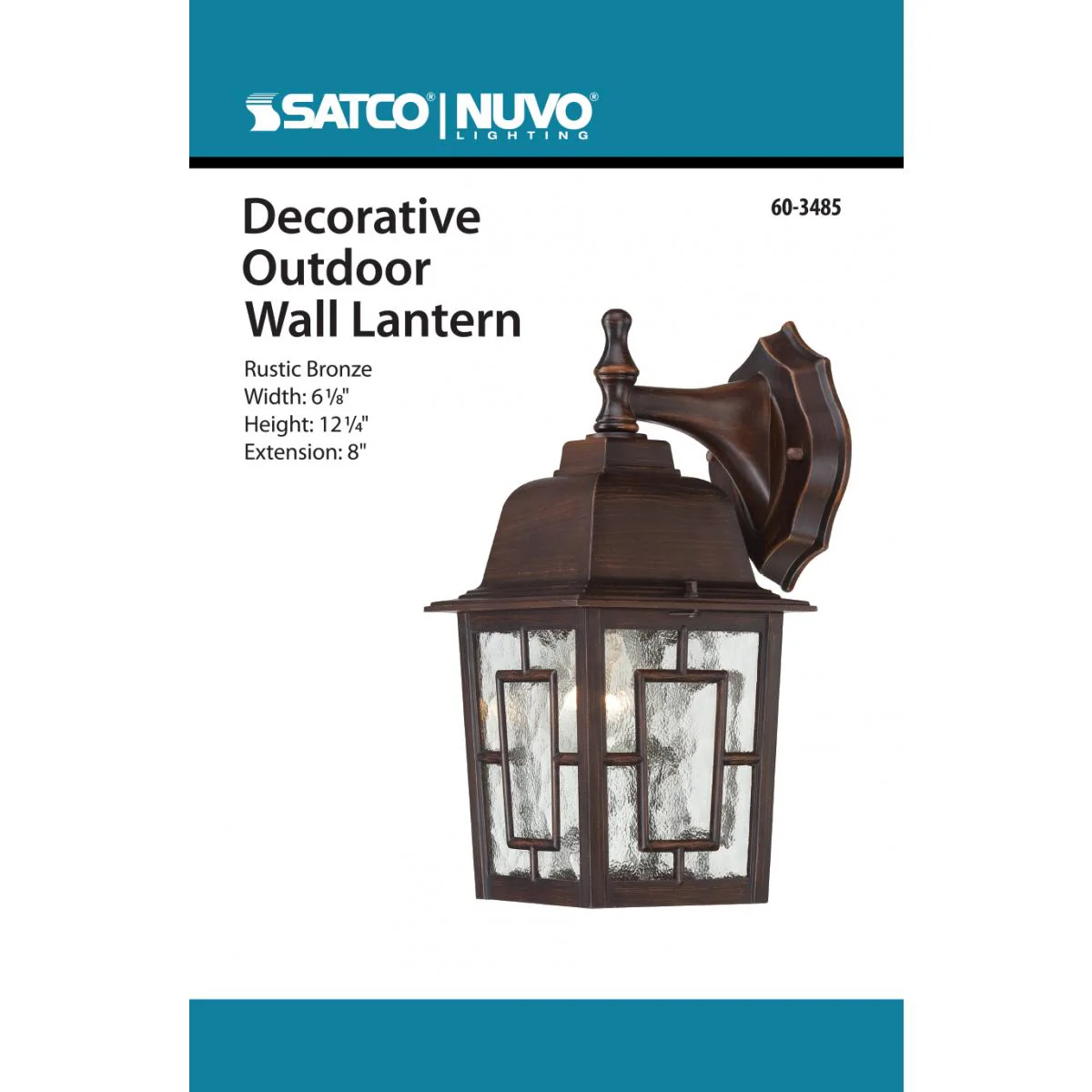 60-3485 BANYAN 1 LGT 12 OUTDOOR WALL Banyan - 1 Light - 12