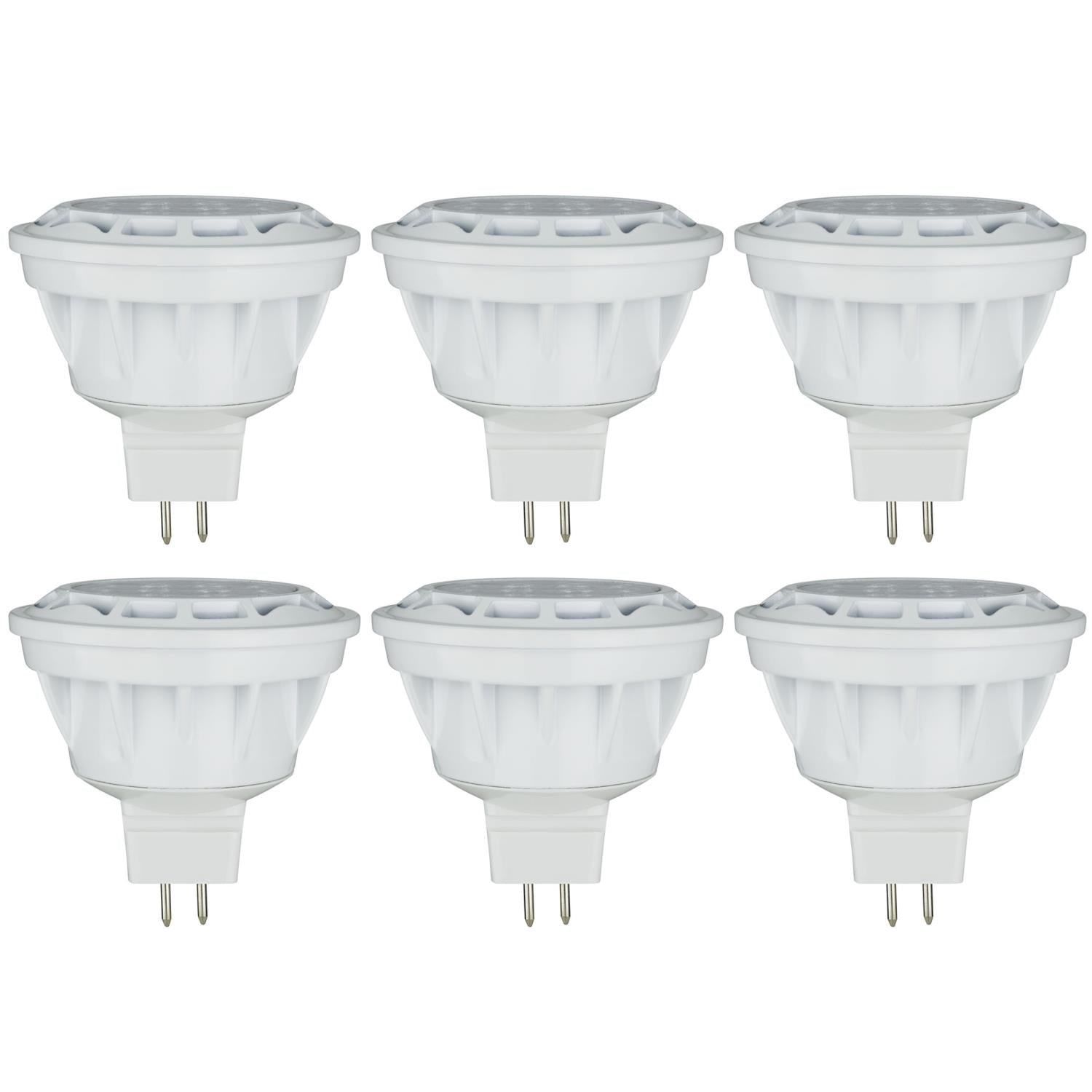 Sunlite LED MR16 Mini Reflector 7W (50W Equivalent) Light Bulb (GU5.3) Base, Warm White - Cheap-Us