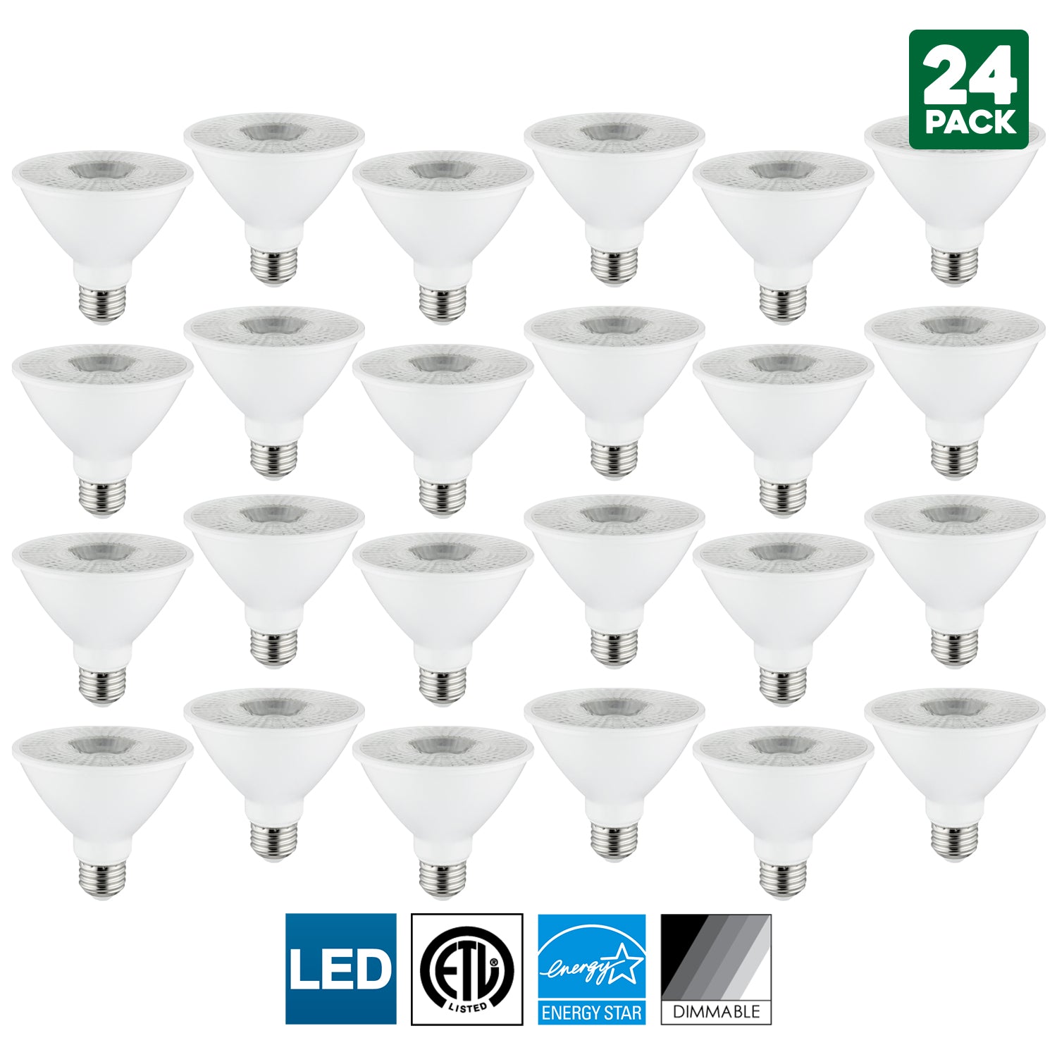 Sunlite LED PAR30S Spotlight Bulb, 10 Watt (75 Watt Equivalent), Dimmable, 5000K Super White, 750 Lumens, Medium (E26) Base, Indoor Use, Energy Star Certified - Cheap-Us