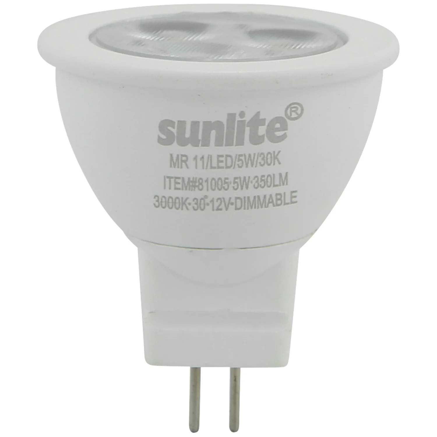 Sunlite 81005 - MR11/LED/5W/30K MR11 GU4 Base Light Bulb - Cheap-Us