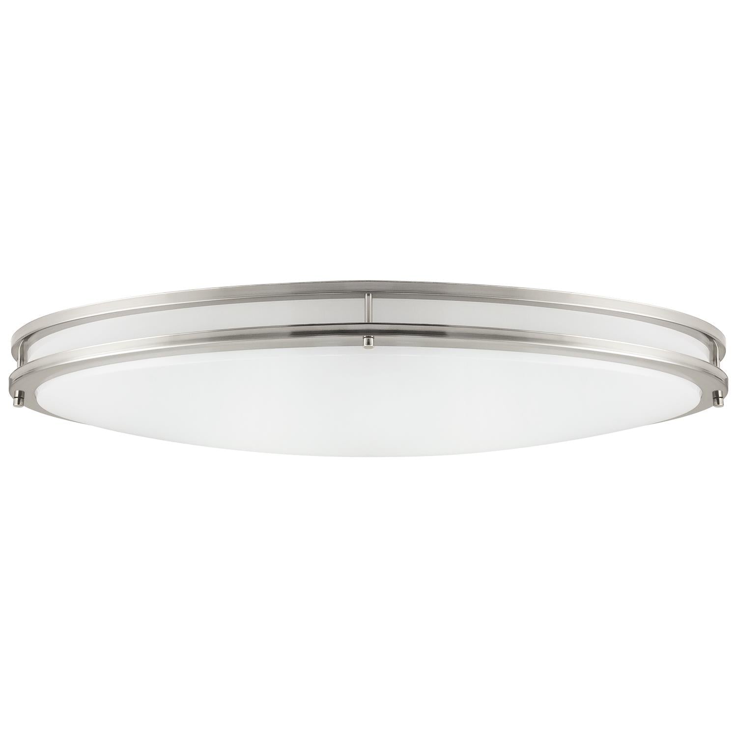 Sunlite 49097-SU LED 32-Inch Oval Flush Mount Ceiling Light Fixture, 40K - Cool White, Dimmable, Energy Star, 2650 Lumens, 35 Watts, Brushed Nickel - Cheap-Us
