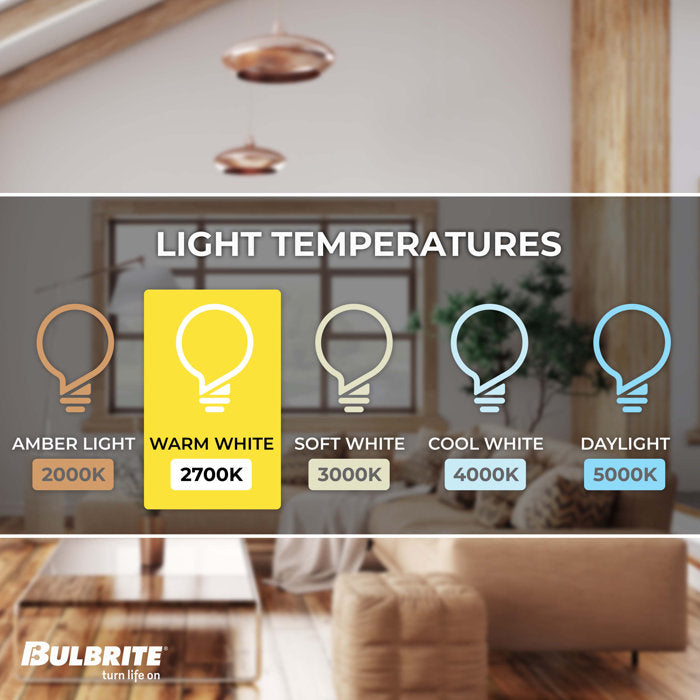Bulbrite Pack of (25) 25 Watt Dimmable Half Chrome G16.5 Candelabra (E12) Incandescent Bulb - Cheap-Us