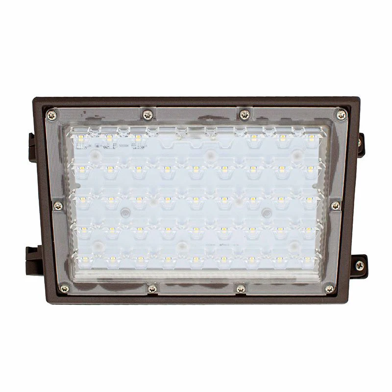 Westgate LED Non-Cutoff Wall Packs With Directional Optic Lens, Outdoor Lighting, 50W, 5500 Lumens, 3000K, Dark Bronze Finish - Cheap-Us