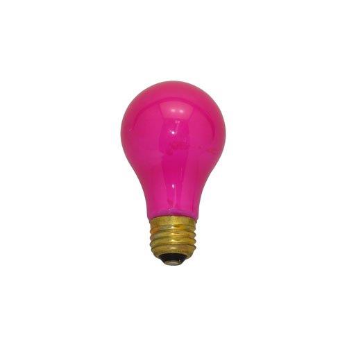 Bulbrite 60A/CP 60 Watt Incandescent A19 Party Bulb, Medium Base, Ceramic Pink - Cheap-Us