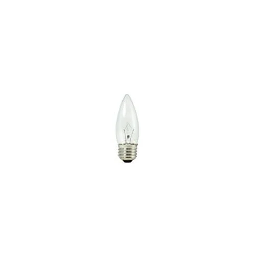 Bulbrite KR40ETC/32 40 Watt Dimmable Krypton Krystal Touch B10 Torpedo Chandelier Bulb, Medium Base, Clear, 10-Pack - Cheap-Us