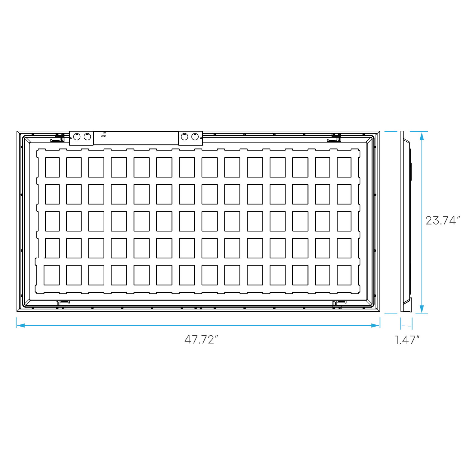 Luxrite 2X4 BACKLIT PANEL 30/40/50 Watts & 5 CCT SELECTABLE 30K/35K/40K/50K/65K (LR24293) - Cheap-Us