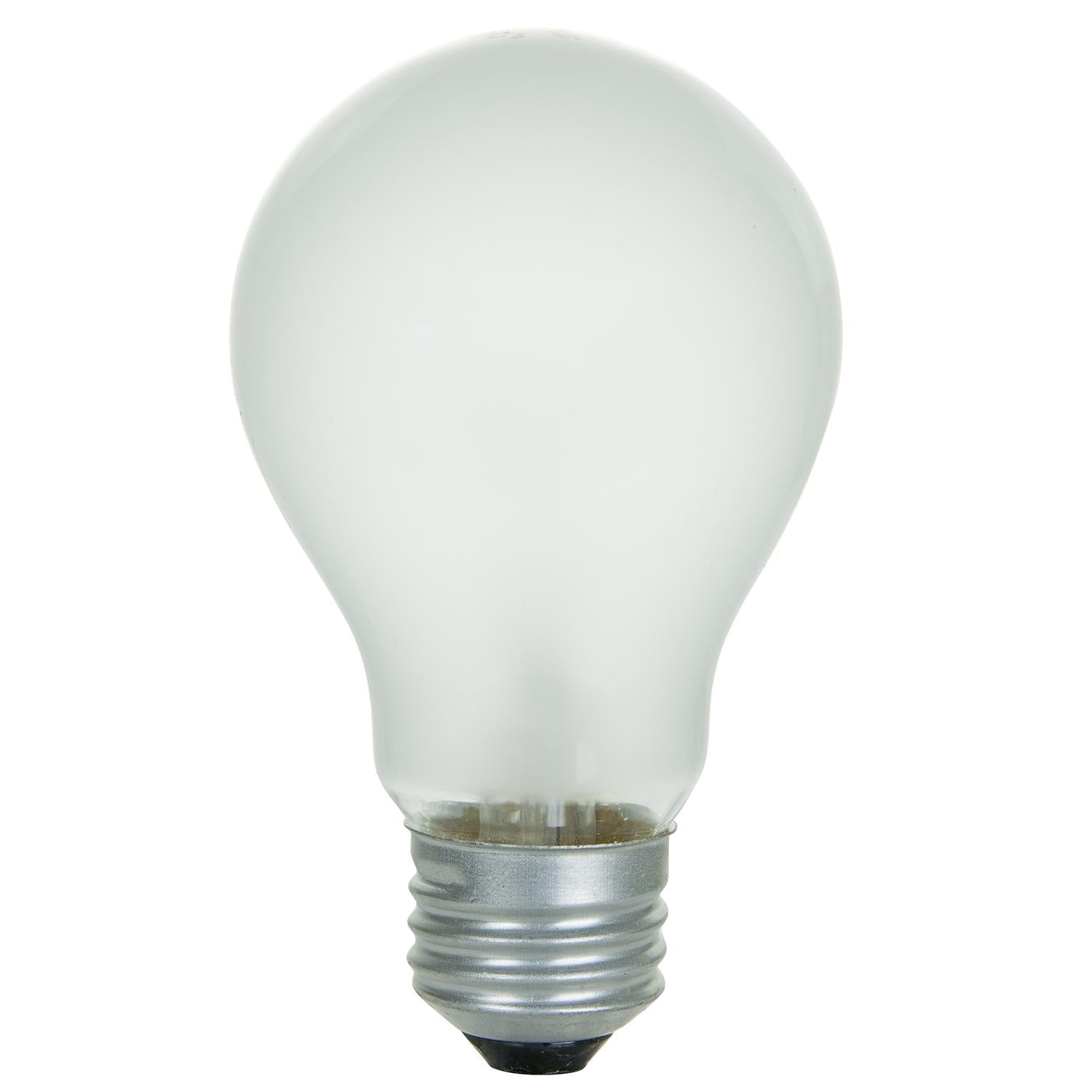 Sunlite 100 Watt A19 Left Hand Thread (Reverse Thread) Anti-Theft Bulbs For Specialty Fixtures Only, Medium Base, Frost, 2 Pack - Cheap-Us