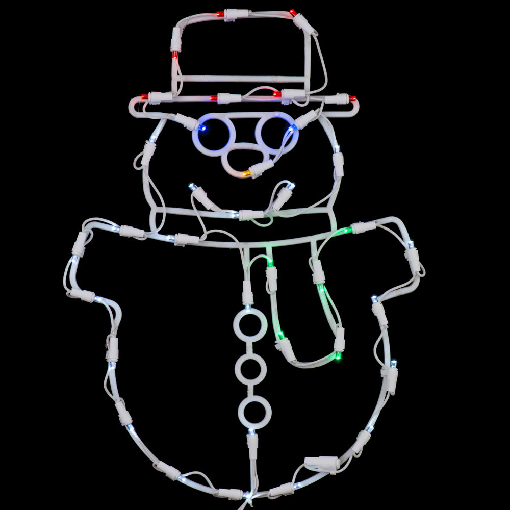Vickerman 17 Snowman Wire Silhouette with 35 LED Lights.- 2 Pack - Cheap-Us