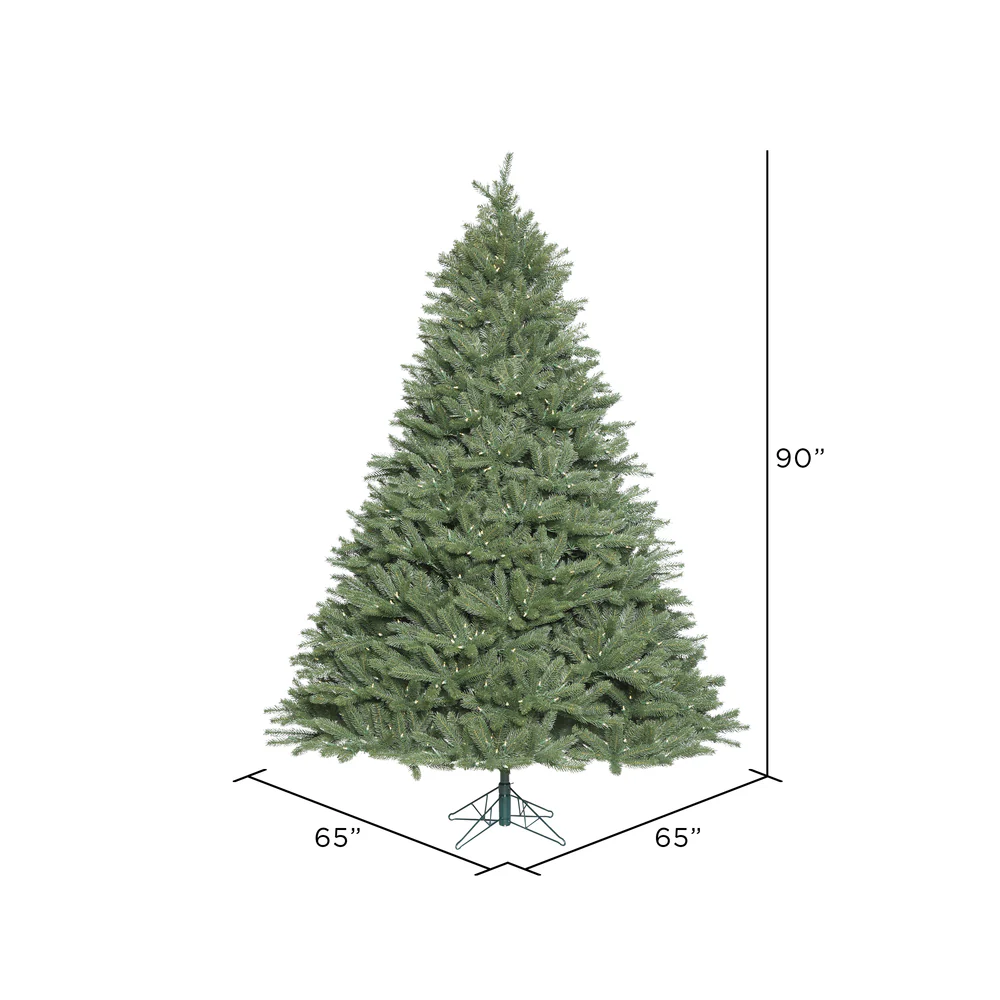 Vickerman 7.5' Colorado Spruce Artificial Christmas Tree Warm White LED Lights - Cheap-Us