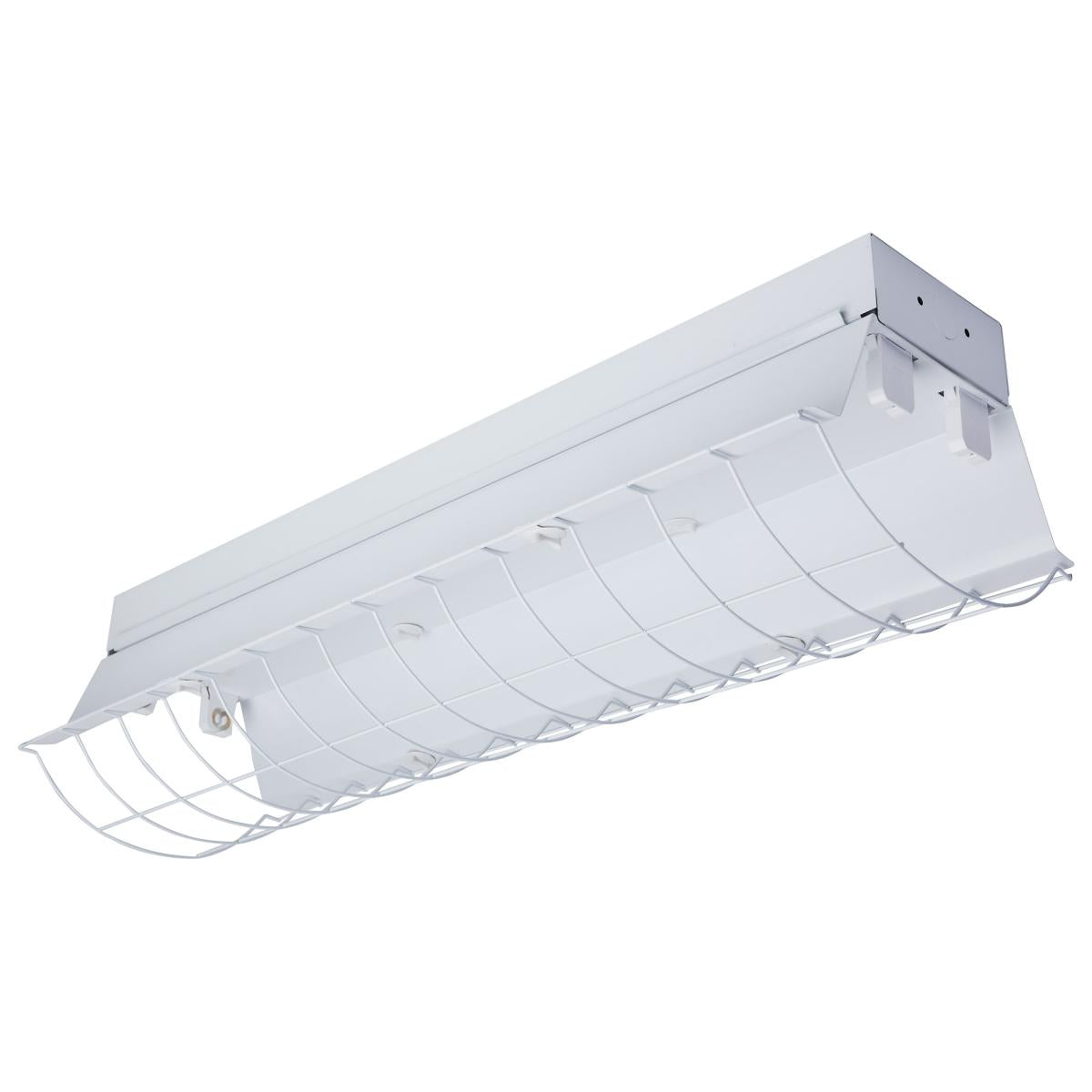 65-912 4' DUAL T8 LAMP READY FIXTURE 4 Foot; Dual T8 Lamp Ready Fixture Channel; Empty Body Fixture; Complete Lamp Wiring Guide Available - Cheap-Us