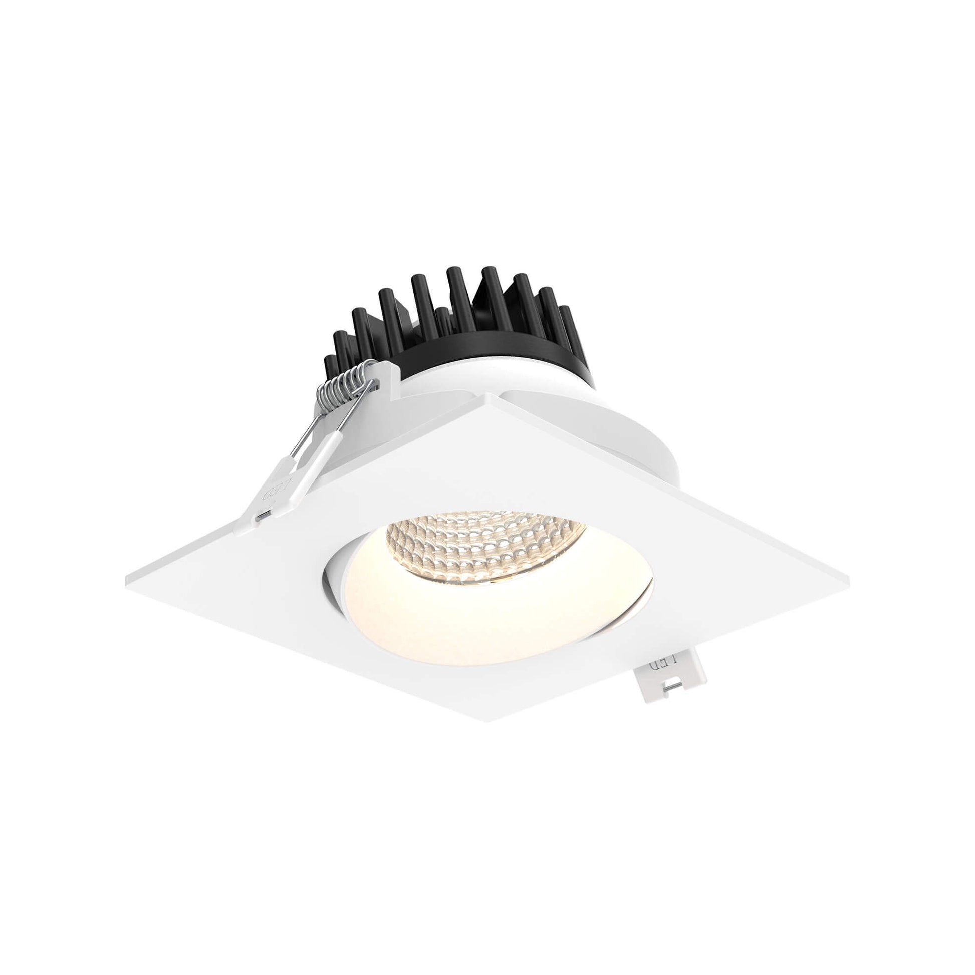 Dals Lighting Square/Round 3.5-Inch Revolve Regressed Gimbal Downlight, CCT And Voltage Selectable - Cheap-Us